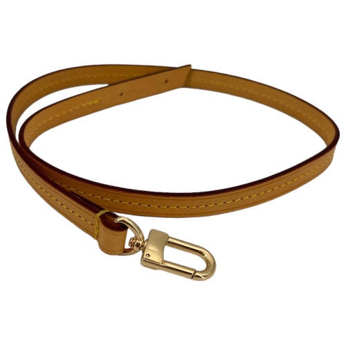 Leder Schulterriemen für Pochette Accessoires Hellbraun Schulterriemen Schulterriemen Louis Vuitton Pochette Accessoires