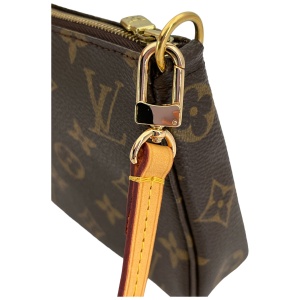 Leder Schulterriemen für Pochette Accessoires Hellbraun Schulterriemen Schulterriemen Louis Vuitton Pochette Accessoires 12